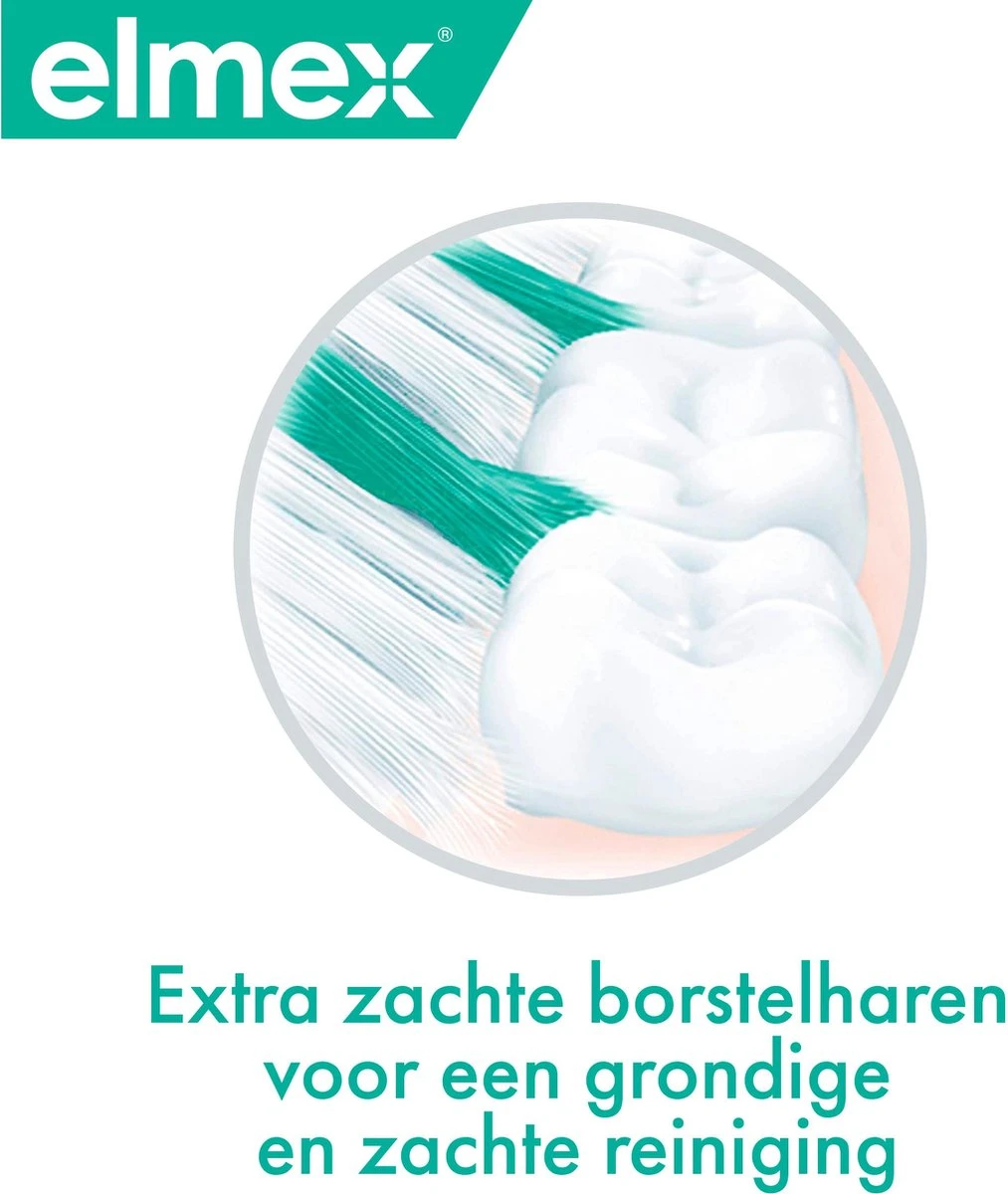 Elmex Sensitive Professional Zachte Tandenborstel Extra Soft - 3 Stuks - Voordeelverpakking 5 Elmex Sensitive Professional Zachte Tandenborstel Extra Soft - 3 Stuks - Voordeelverpakking - Afbeelding 5