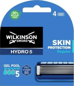 Wilkinson Men Scheermesjes Hydro 5 Skin Protection 4 Stuks