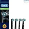 Oral B Oral-B CrossAction Zwart Opzetborstels - 4 Stuks