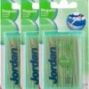 Jordan Tandenstokers Double Ended Regular 3x 100 Stuks - Voordeelverpakking