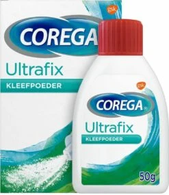 Corega Ultrafix Kleefpoeder Kunstbitverzorging 50 Gr