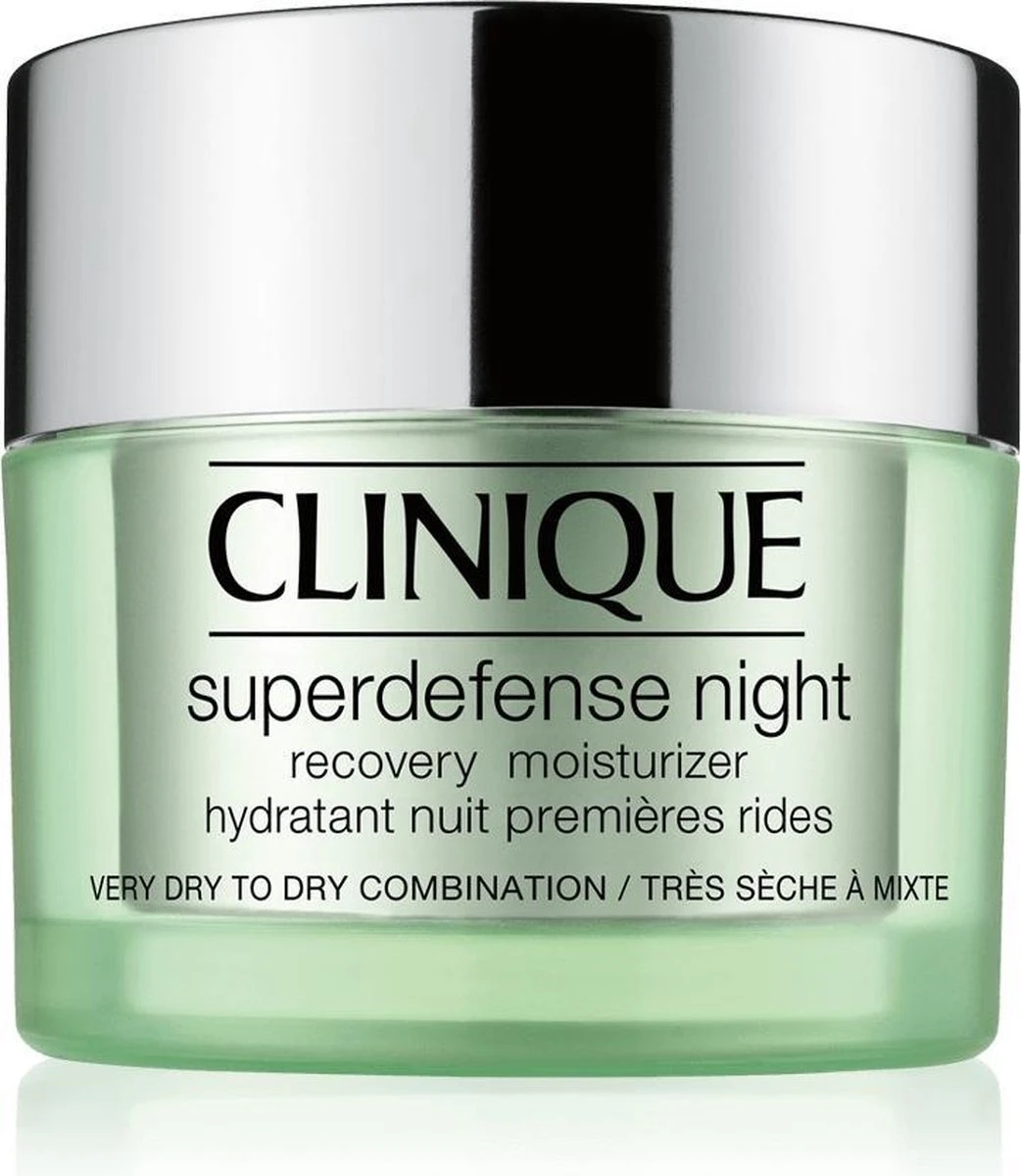 Clinique Superdefense Night Recovery Moisturizer - Nachtcrème - 50 Ml 1 Clinique Superdefense Night Recovery Moisturizer - Nachtcrème - 50 Ml