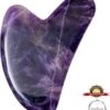 Demiracle® Pure Amethist Gua Sha – Schraper - Massagehulpmiddel – Gezichtsmassage – Massage – Jade Roller - Face Roller - Ontspanning