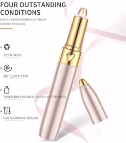 Draagbare Wenkbrauw Epilator - Haar Remover Pen - USB Trimmer -Verzorgingsproducten 1058x1200 1