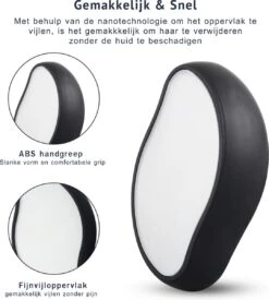 Merkloos Crystal Hair Removal Zwart - Crystal Hair Eraser - Epilator - Kristalpad - Ontharing - Pijnloos - Haarverwijderaar -Verzorgingsproducten 1079x1200 1