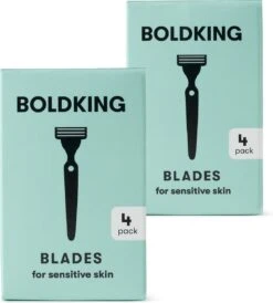 Boldking The Refill Blades Duo Pack 8x - Scheermesjes Voor Gevoelige Huid
