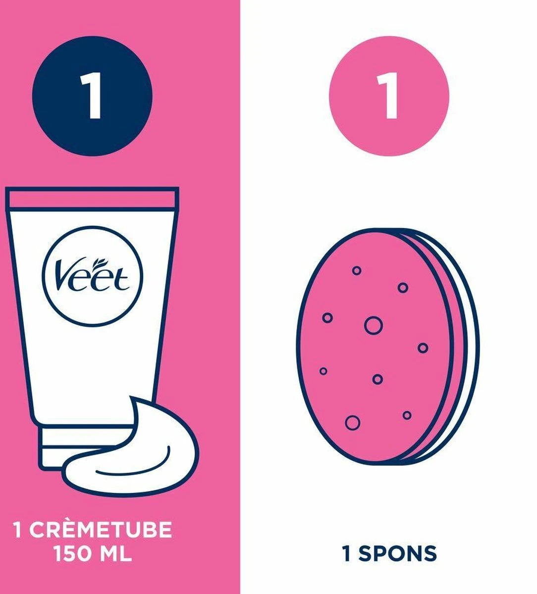 Veet - Ontharingscrème - Gevoelige Huid - In Douche - 150 Ml 3 Veet - Ontharingscrème - Gevoelige Huid - In Douche - 150 Ml - Afbeelding 3