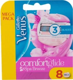 Gillette Venus Comfortglide Spa Breeze Scheermesjes Voor Vrouwen - 8 Navulmesjes 13 Gillette Venus Comfortglide Spa Breeze Scheermesjes Voor Vrouwen - 8 Navulmesjes -Verzorgingsproducten 1102x1200