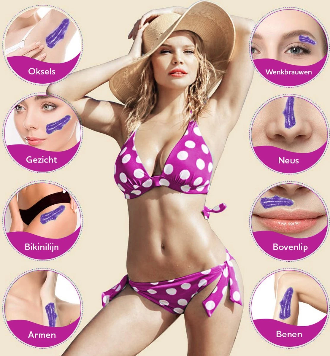 Wax Apparaat Voor Ontharen Van Lichaam - Wax Verwarmer - Wit 7 Wax Apparaat Voor Ontharen Van Lichaam - Wax Verwarmer - Wit - Afbeelding 7