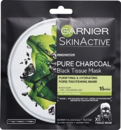 Garnier Skinactive Face Pure Charcoal Gezichtsmasker - 5 Stuks - Voordeelverpakking -Verzorgingsproducten 1114x1200 5