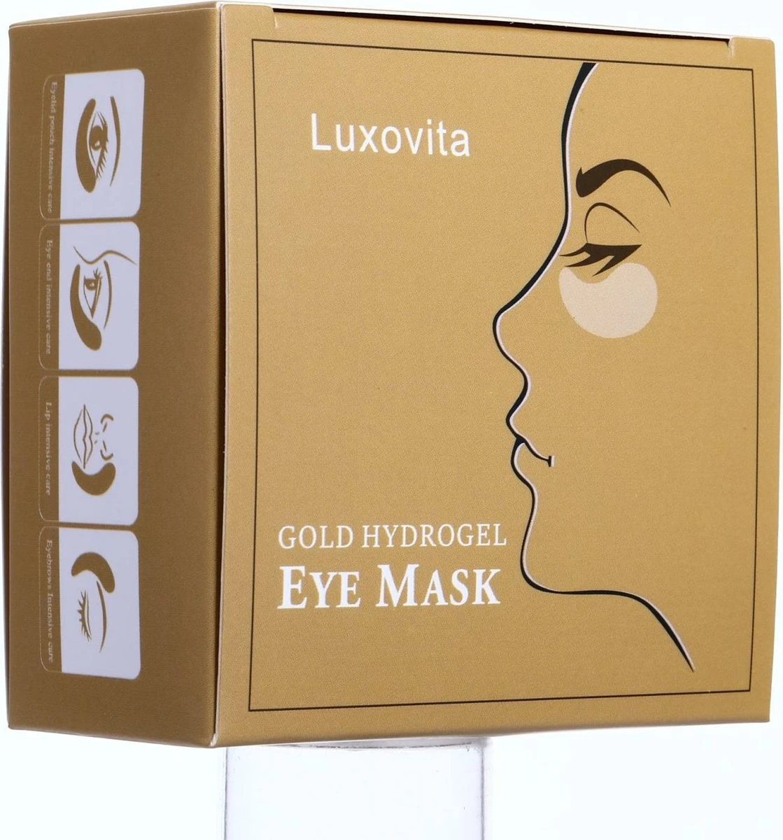 Collageen Oogmasker Luxovita - Wallen Wegwerken/Donkere Kringen/Rimpels - Hydraterend - 24k Goud Oog Masker - Eye Pads - Gel Oogmaskers - 60 Stuks 8 Collageen Oogmasker Luxovita - Wallen Wegwerken/Donkere Kringen/Rimpels - Hydraterend - 24k Goud Oog Masker - Eye Pads - Gel Oogmaskers - 60 Stuks - Afbeelding 8