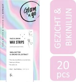 Glam & Go Wax Strips - Voor Gezicht En Bikinilijn - Ontharing - Face & Bikini - 20 Stuks