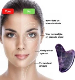 Demiracle® Pure Amethist Gua Sha – Schraper - Massagehulpmiddel – Gezichtsmassage – Massage – Jade Roller - Face Roller - Ontspanning -Verzorgingsproducten 1126x1200 4