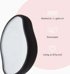 Merkloos Crystal Hair Removal Zwart - Crystal Hair Eraser - Epilator - Kristalpad - Ontharing - Pijnloos - Haarverwijderaar -Verzorgingsproducten 1134x1200 2