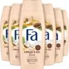 Fa Cream&Oil Cacaobutter & Coco Oil Douchegel 6 X 250ml - Grootverpakking