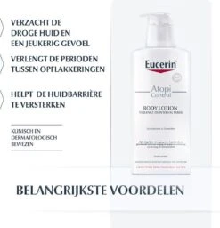 Eucerin AtopiControl Body Care Lotion 12% Omega - Bodylotion - 400 Ml 26 Eucerin AtopiControl Body Care Lotion 12% Omega - Bodylotion - 400 Ml -Verzorgingsproducten 1160x1200 1