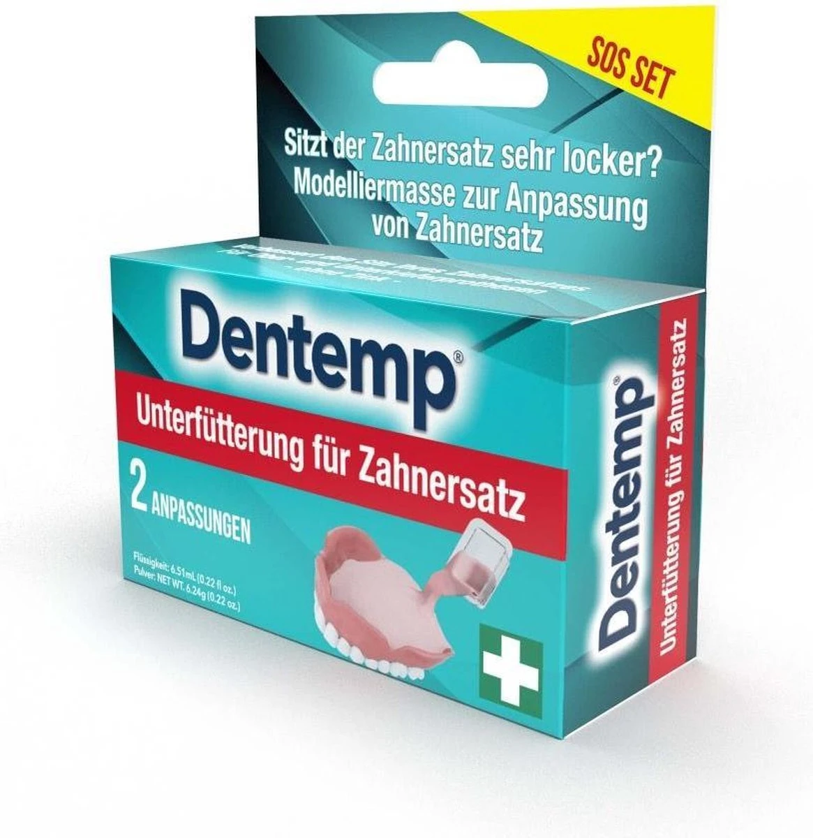 Dentemp Reliner - Zelf Je Kunstgebit Opnieuw Passend Maken - Prothese Aanpassen 2 Dentemp Reliner - Zelf Je Kunstgebit Opnieuw Passend Maken - Prothese Aanpassen - Afbeelding 2