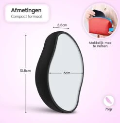 Cheveux Crystal Hair Removal – Scrubi - Kristal Ontharing Benen – Kristalpad Haarverwijderaar Voor Vrouwen – Hair Eraser – Bleame -Verzorgingsproducten 1177x1200