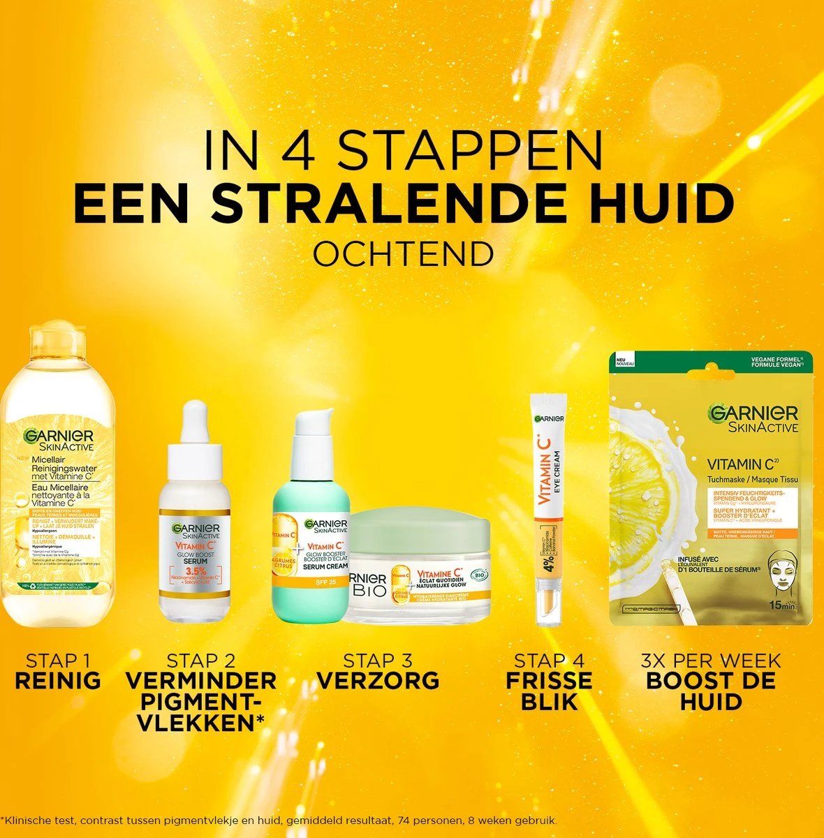 Garnier SkinActive Glow Booster Oogcrème Met Vitamine C 15 Ml 7 Garnier SkinActive Glow Booster Oogcrème Met Vitamine C 15 Ml - Afbeelding 7