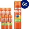 Gillette® Gillette Fusion5 Ultra Sensitive Scheergel Mannen - 6x200ml Voordeelverpakking