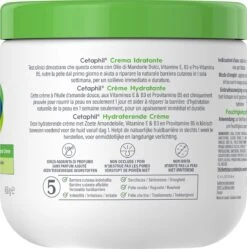 Cetaphil Hydraterende Crème - Vochtinbrengende Crème Gezicht & Lichaam 450GR -Verzorgingsproducten 1190x1200 1
