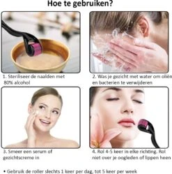 Dermaroller - 540 Naalden - Dermaroller Haargroei - Huidverzorging -Verzorgingsproducten 1190x1200 10