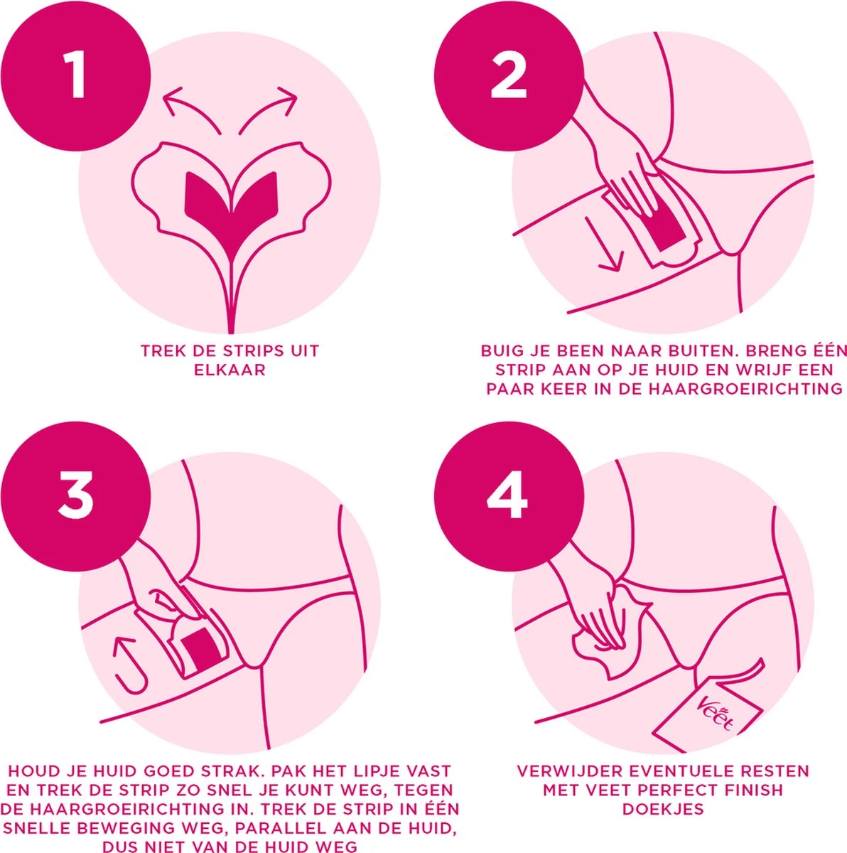 Veet - Ontharingsstrips - Bikinilijn & Oksels - Gevoelige Huid - 16 Stuks 7 Veet - Ontharingsstrips - Bikinilijn & Oksels - Gevoelige Huid - 16 Stuks - Afbeelding 7