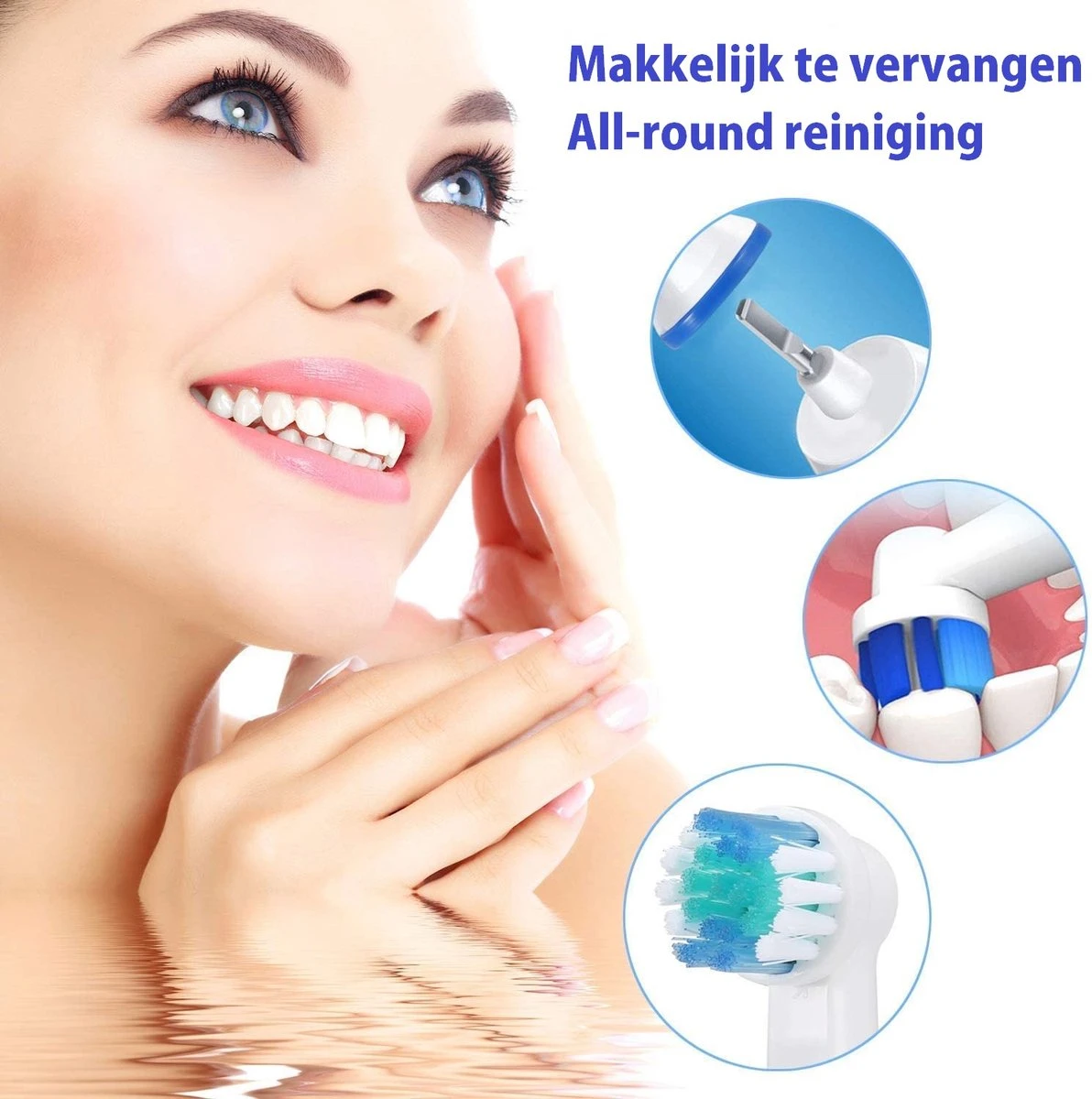 ARENO® 24 Universele Opzetborstels - Geschikt Voor Oral-B En Braun 3 ARENO® 24 Universele Opzetborstels - Geschikt Voor Oral-B En Braun - Afbeelding 3