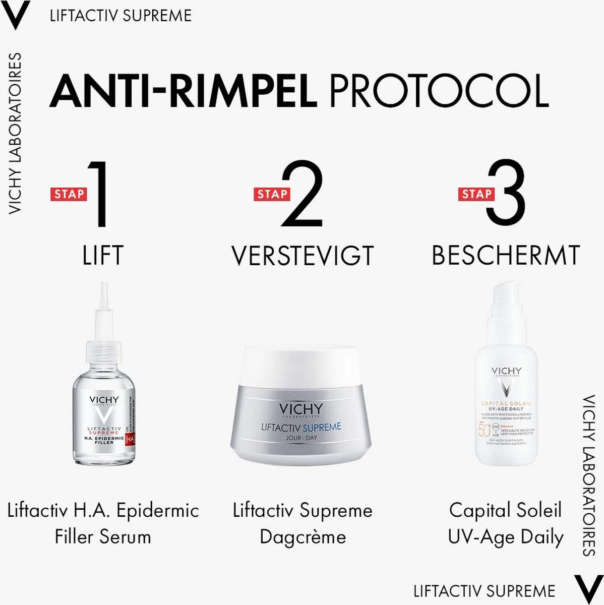 Vichy Liftactiv Supreme H.A. Epidermic Filler Serum - 30ml - Tegen Rimpels En Fijne Lijntjes, Ook Voor Gevoelige Huid 10 Vichy Liftactiv Supreme H.A. Epidermic Filler Serum - 30ml - Tegen Rimpels En Fijne Lijntjes, Ook Voor Gevoelige Huid - Afbeelding 10