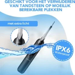 Merkloos Tandsteen Verwijderaar - 5 Standen - Inclusief Tandarts Set - Met 3 Opzetstukken - Elektrisch - Tandplak -Verzorgingsproducten 1198x1200 54