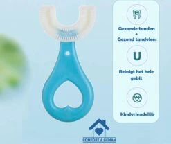 Tandenborstel Voor Baby En Kind - Eenvoudig, Hygiënisch En De Oplossing Voor Tandenpoetsen Bij Kinderen - BPA Vrij – BLAUW -Verzorgingsproducten 1200x1012 5
