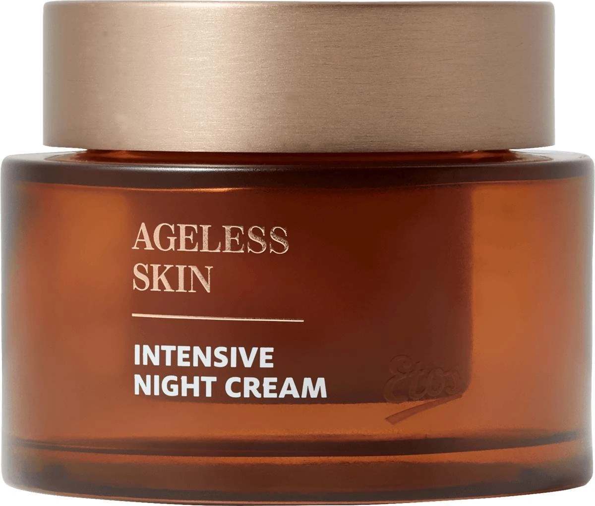 Etos Nachtcreme Ageless Skin - Vegan - Stimuleert Aanmaak Collageen - 50 Ml 1 Etos Nachtcreme Ageless Skin - Vegan - Stimuleert Aanmaak Collageen - 50 Ml