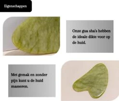 Demiracle® Pure Jade Gua Sha – Schraper - Massagehulpmiddel – Gezichtsmassage – Massage – Jade Roller - Face Roller – Ontspanning -Verzorgingsproducten 1200x1022 4