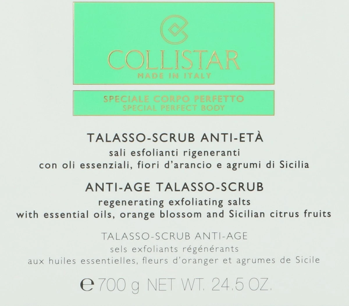 Collistar Talasso Scrub Anti-Age - 700 Gr 2 Collistar Talasso Scrub Anti-Age - 700 Gr - Afbeelding 2