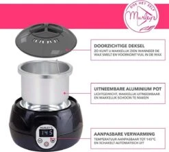MURLEY'S Wax Apparaat Ontharing Set Incl. 500 Gram Waxbonen, Pre En Afterspray En 30 Houten Spatels Voor Lichaam En Gezicht. 9 MURLEY'S Wax Apparaat Ontharing Set Incl. 500 Gram Waxbonen, Pre En Afterspray En 30 Houten Spatels Voor Lichaam En Gezicht. -Verzorgingsproducten 1200x1078 2