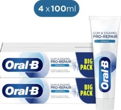 Oral B Oral-B Tandvlees & Glazuur Pro-Repair Origineel - Voordeelverpakking 4 X 100 Ml - Tandpasta Verpakt In Gerecycleerd Karton -Verzorgingsproducten 1200x1087 21