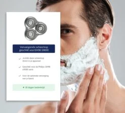 Scheerkop Geschikt Voor Philips SH98 S9000 Prestige – SH98 S9000 Prestige – Scheerkoppen – Scheermesjes – Scheerhoofd - Zilver -Verzorgingsproducten 1200x1087 5