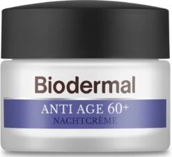 Biodermal Anti Age Nachtcrème 60+ - Nachtcrème Met Niacinamide & Sheaboter - Voedt En Hydrateert Intensief - Nachtcreme Anti Rimpel Voor Vrouwen - 50ml -Verzorgingsproducten 1200x1092 3