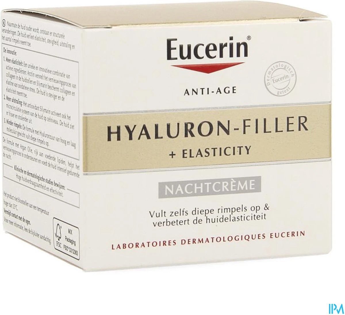 Eucerin Hyaluron-Filler + Elasticity Nachtcrème - 50 Ml 4 Eucerin Hyaluron-Filler + Elasticity Nachtcrème - 50 Ml - Afbeelding 4