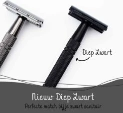 Safety Razor Starterkit Aluminium Voor Mannen En Vrouwen Glossy Black - 20 Mesjes - Scheerkwast - Scheerzeep - Scheren Starterset -Verzorgingsproducten 1200x1102