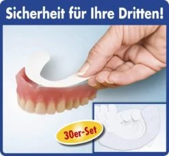 Merkloos Kunstgebit-kussentjes - Set Van 30 - Ondergebit -Verzorgingsproducten 1200x1107 2