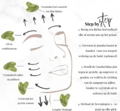 YUBBI™ Jade Gua Sha Set - Groene Jade Gezichtsroller - Schraper - Gezichtsverzorging - 4 Stuks - Inclusief Instructies -Verzorgingsproducten 1200x1112 5