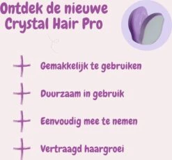 Crystal Hair Pro | Paars | Inclusief Gratis Opbergzakje | Crystal Hair Remover | Crystal Hair Removal | Crystal Hair Eraser -Verzorgingsproducten 1200x1117 3