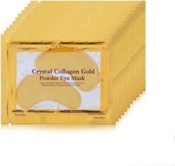 Merkloos Collageen Oogmasker 24 STUKS (12 Paar) Goud- Gezichtsmaskers Verzorging - Anti Wallen En Donkere Kringen – Eye Oog Patches Pads -Verzorgingsproducten 1200x1138 1