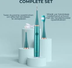 Merkloos Tandsteen Verwijderaar Elektrisch Dentect – Tandenborstel Opzetstukken - Tandarts Spiegel - 5 Standen - Groen 14 Merkloos Tandsteen Verwijderaar Elektrisch Dentect – Tandenborstel Opzetstukken - Tandarts Spiegel - 5 Standen - Groen -Verzorgingsproducten 1200x1139 5