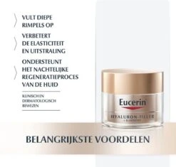 Eucerin Hyaluron-Filler + Elasticity Nachtcrème - 50 Ml 24 Eucerin Hyaluron-Filler + Elasticity Nachtcrème - 50 Ml -Verzorgingsproducten 1200x1141 8
