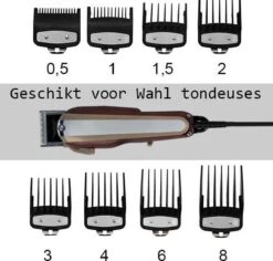 Opzetkammen Geschikt Voor Wahl Tondeuse Set 8 Stuks + Tondeuse Olie - Opzetkammen Voor Tondeuse -Verzorgingsproducten 1200x1148 2