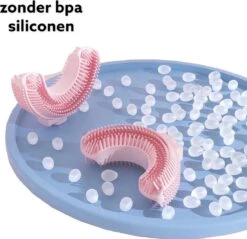 Medies - 360° U-vormige Kindertandenborstel Regenboog Roze | Baby Tandenborstel | Kindertandenborstel | Peuter Tandenborstel | U-vorm - Siliconen - Bpa Free - 2 Tot 7 Jaar -Verzorgingsproducten 1200x1162 6