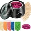 STATCH Wax Apparaat Ontharing Set Met 500 Gram Wax Bonen En 25 Houten Spatels -