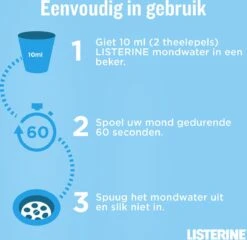 LISTERINE Advanced White Milde Smaak, Mondspoeling, Verwijdert Sterke Verkleuring Voor Wittere Tanden In Slechts 1 Week, 3x 500 Ml -Verzorgingsproducten 1200x1168 7